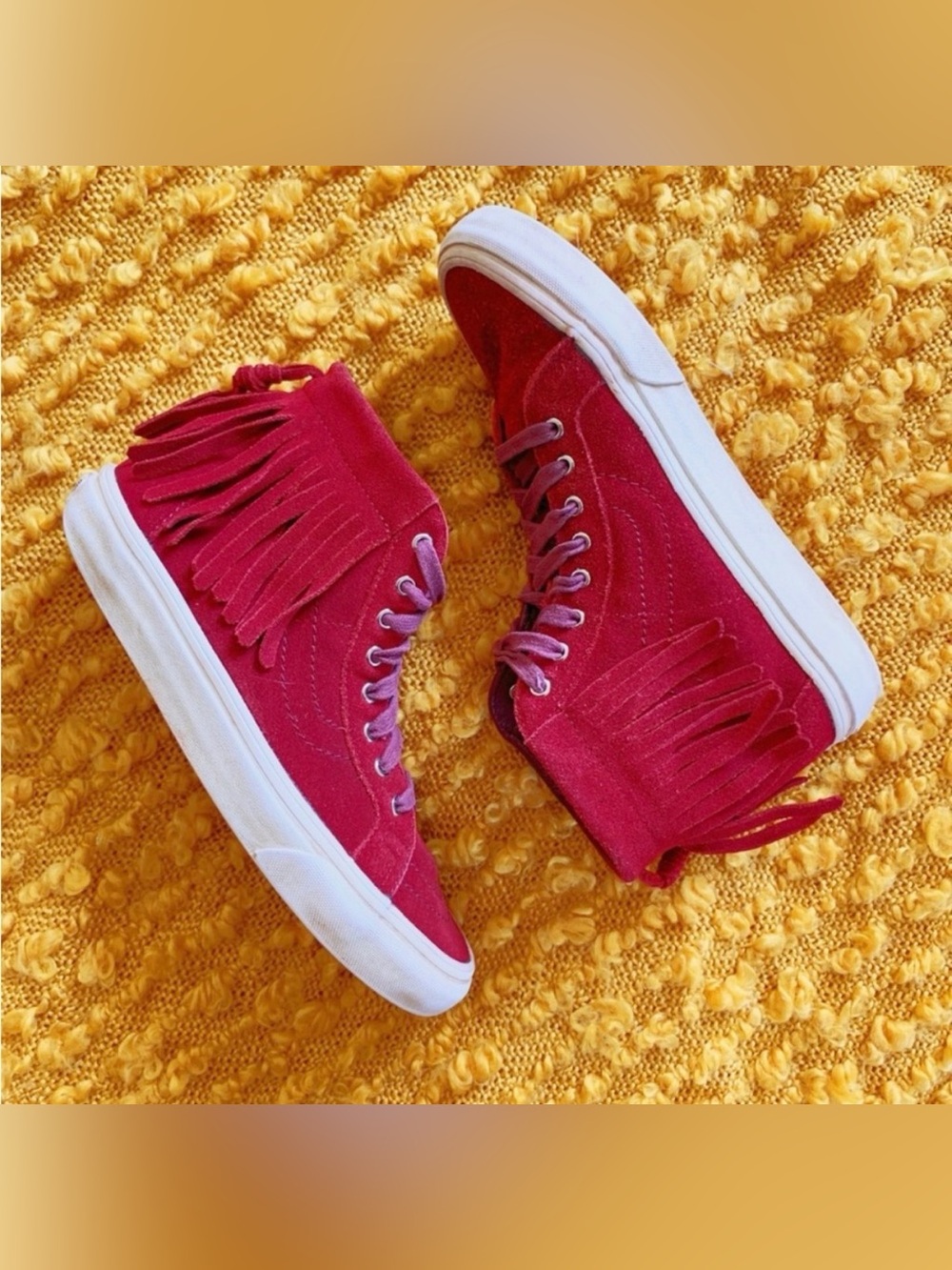 Vans SK8-Hi Maroon Moccasin Sneaker 7.5